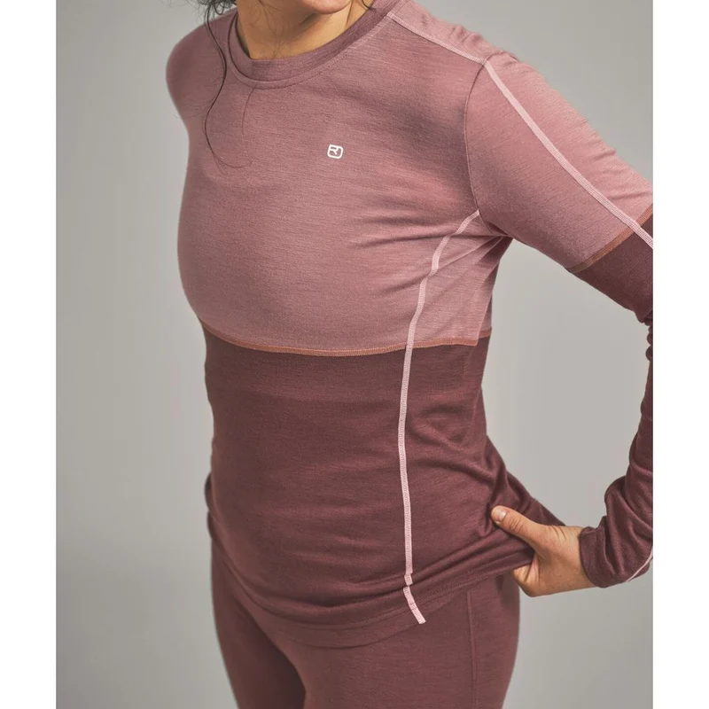 Ortovox 185 Rock'n'wool Damen Longsleeve white tea