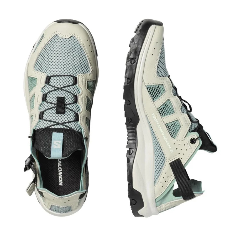 Salomon Techamphibian 5 Women green milieu / sea foam