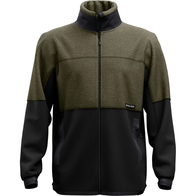 Ortovox Fleece Teddy Herren Jacke dark wild herbs