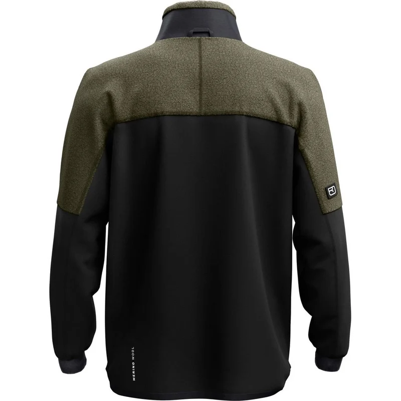 Ortovox Fleece Teddy Herren Jacke dark wild herbs