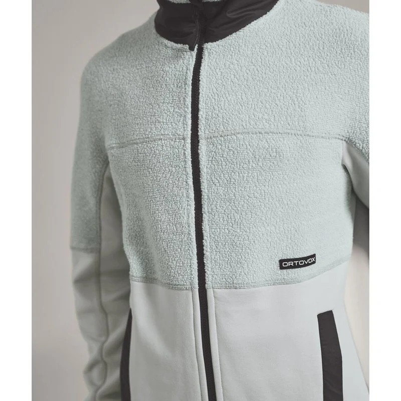 Ortovox Fleece Teddy Herren Jacke dark wild herbs
