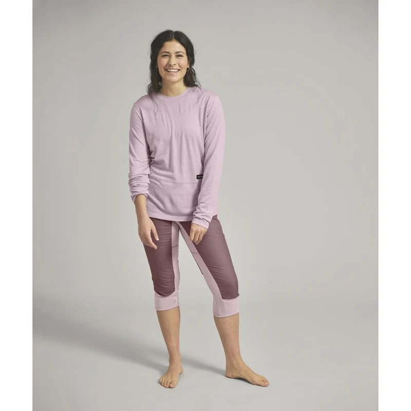Ortovox 185 Merino Patch Damen Longsleeve green acid