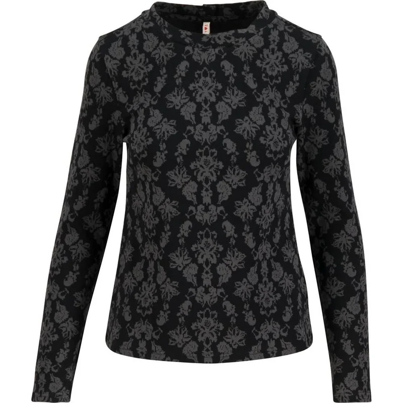 Blutsgeschwister Safe And Warm Turtle Langarmshirt princess tapestry black