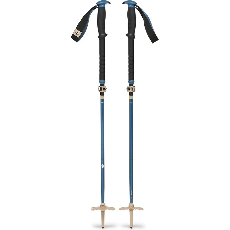 Black Diamond Traverse Compactor Ski Poles creek-blue