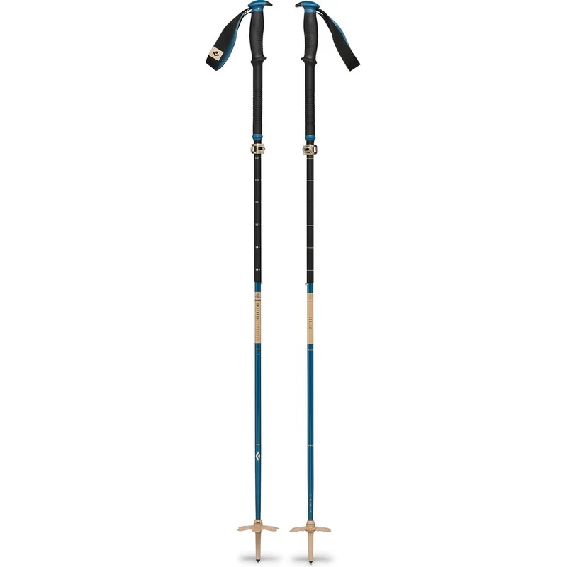 Black Diamond Traverse Compactor Ski Poles creek-blue