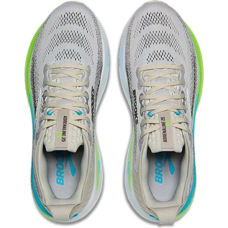 Brooks Adrenaline GTS 25 Herren Laufschuh oyster-green-gecko-blue
