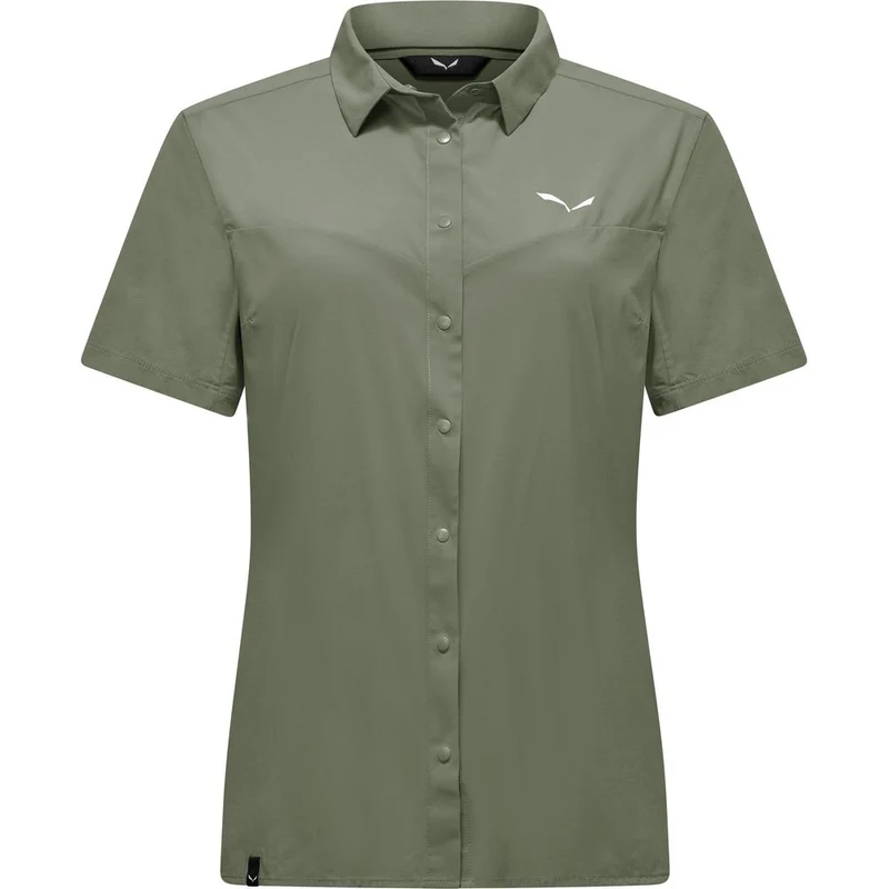 Salewa Puez S/S Shirt Damen Funktionshemd faded-green