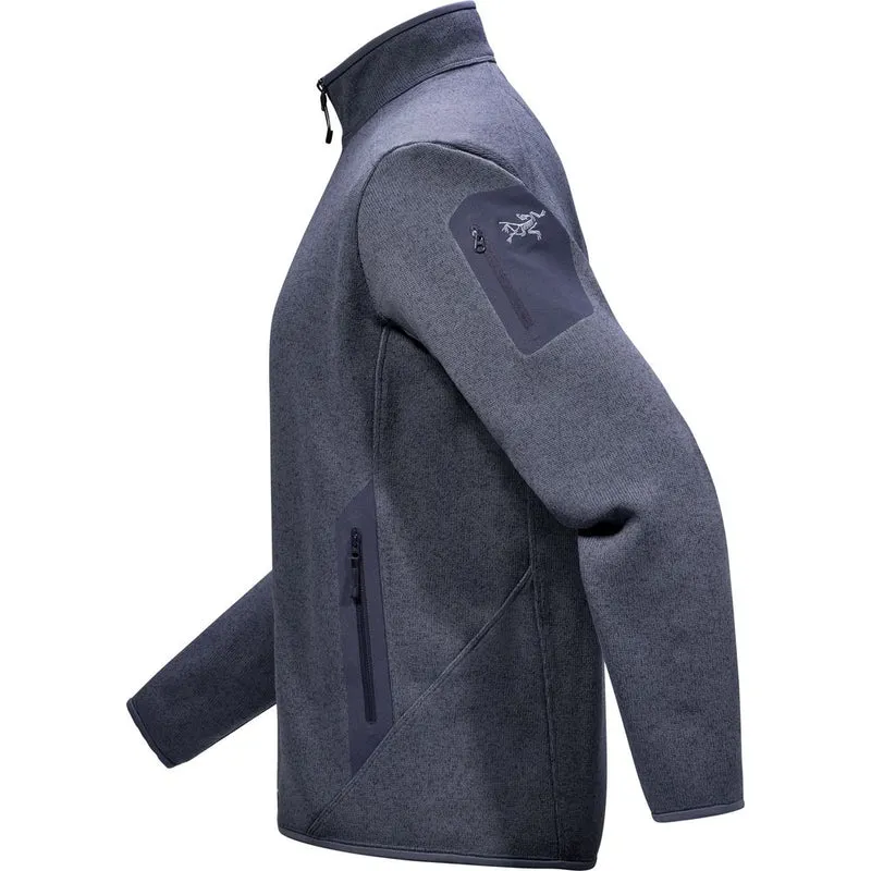 Arcteryx Covert Cardigan Herren Fleecejacke dk-stratus-hthr-blk-sapphire