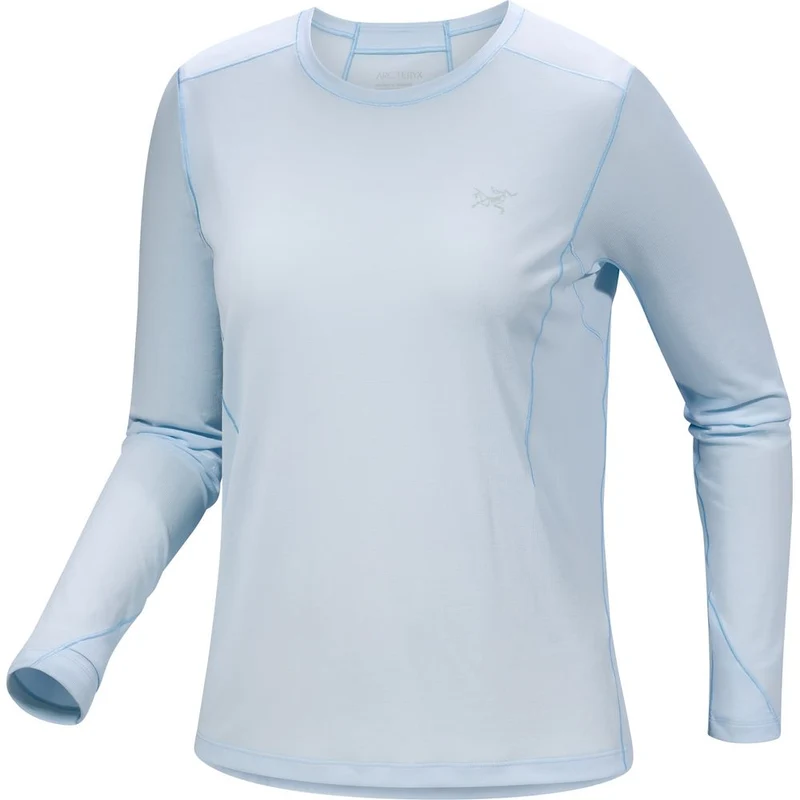 Arcteryx Sunna Crew LS Damen Langarmshirt alpine-blue