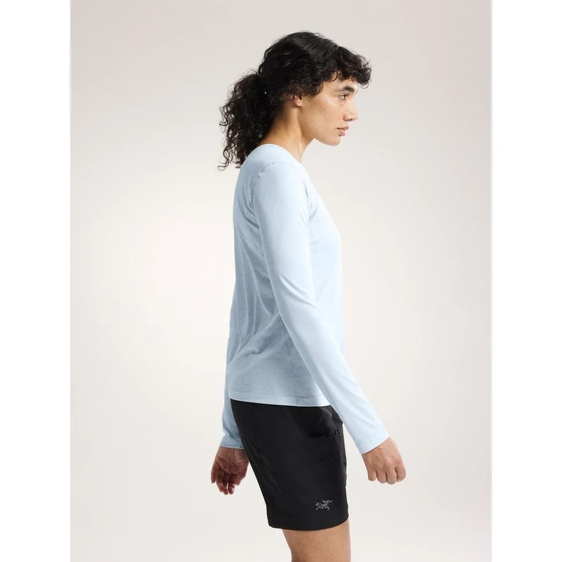 Arcteryx Sunna Crew LS Damen Langarmshirt alpine-blue