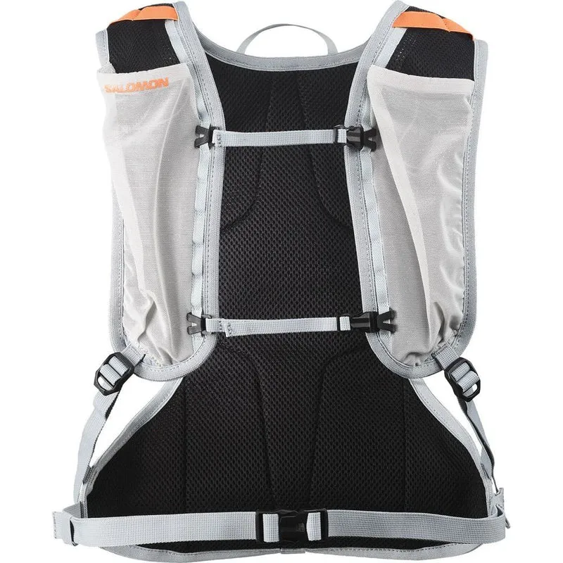 Salomon Cross 8 Laufrucksack gray-violet-quarry-nectarine
