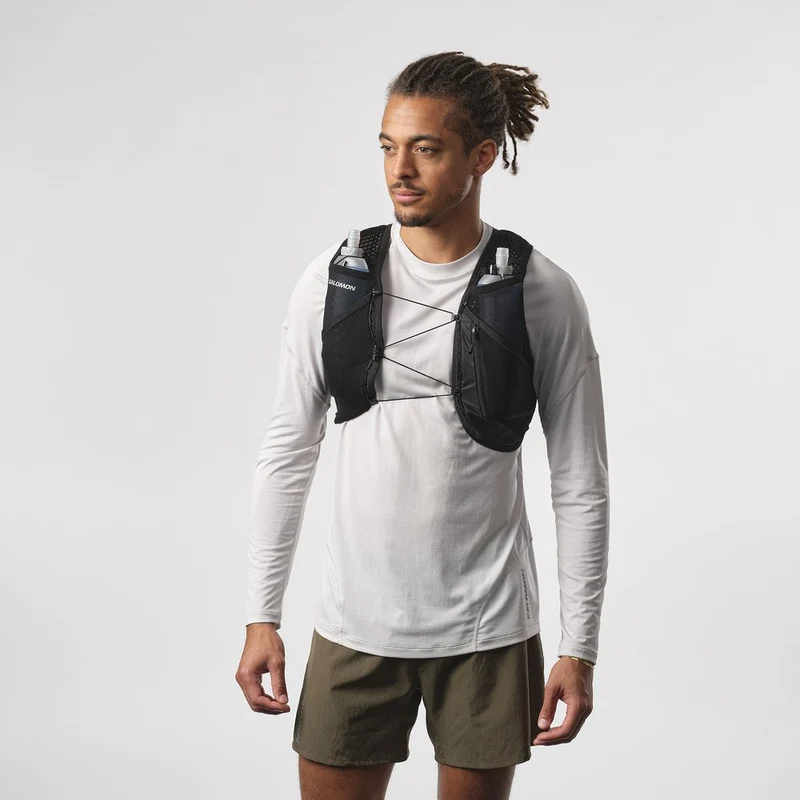 Salomon Active Skin 4 Laufrucksack black-metal