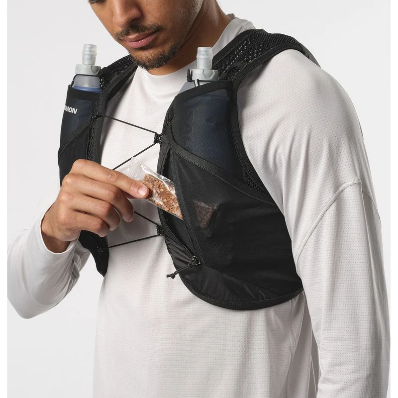 Salomon Active Skin 4 Laufrucksack black-metal