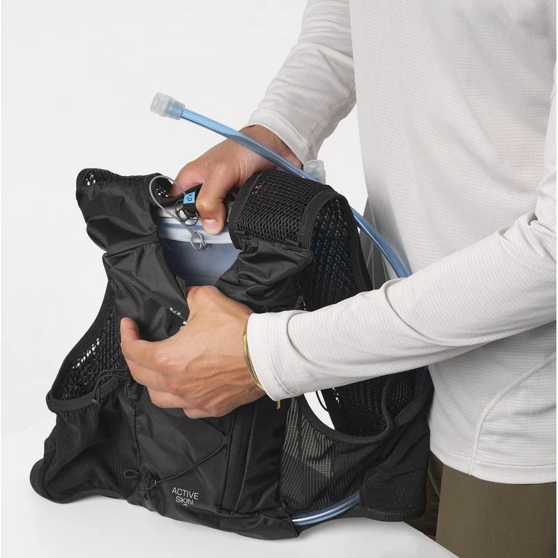 Salomon Active Skin 4 Laufrucksack black-metal
