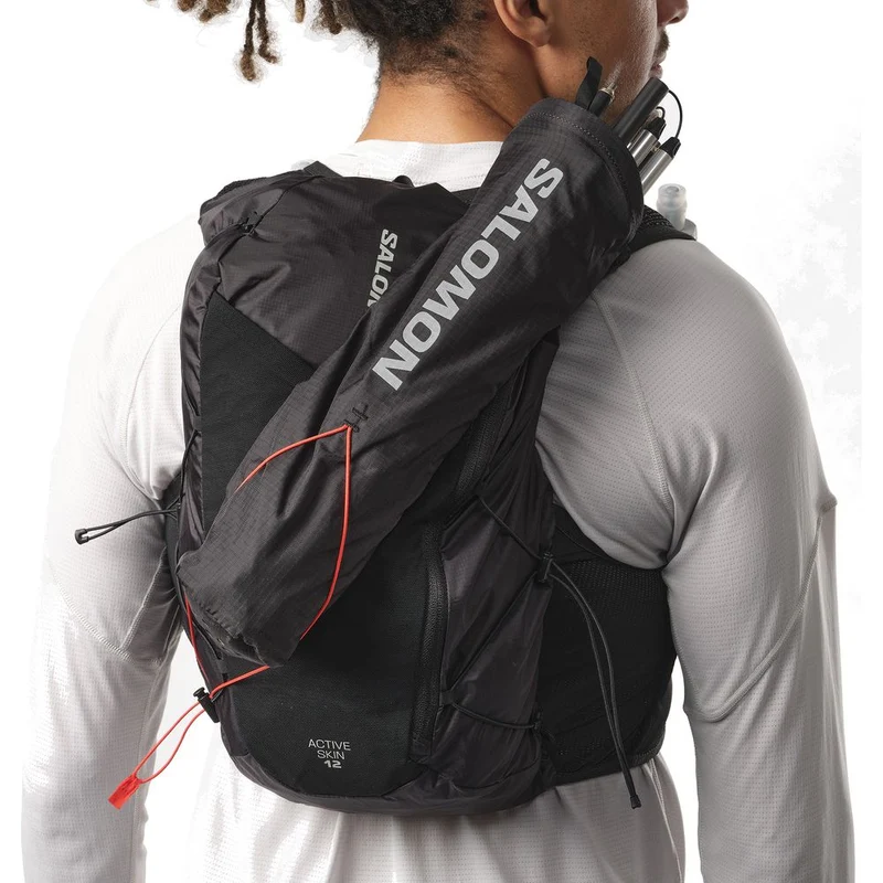 Salomon Active Skin 12 Set Black/metal black-metal
