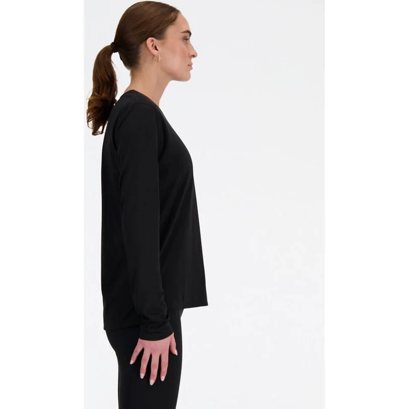 New Balance Womens Running Langarmshirt black