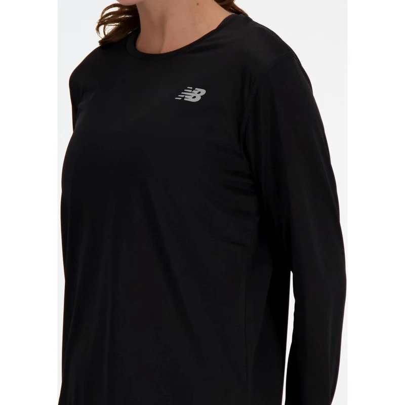 New Balance Womens Running Langarmshirt black