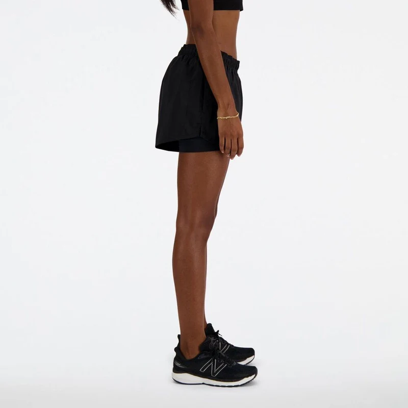 New Balance Womens Running Short black