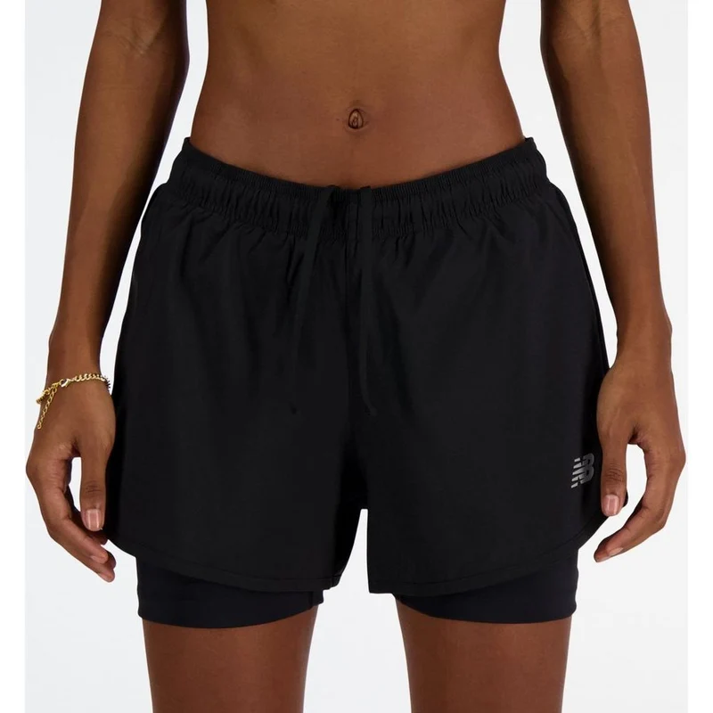 New Balance Womens Running Short black