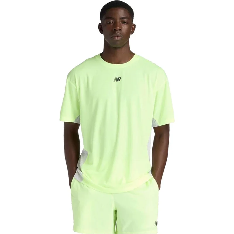 New Balance Mens Running Kurzarmshirt afterglow