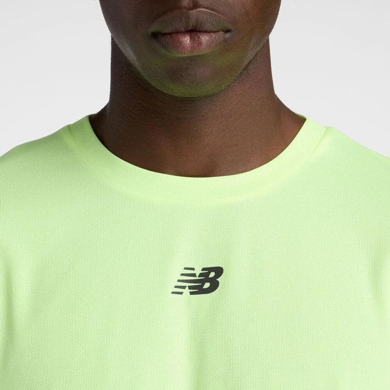 New Balance Mens Running Kurzarmshirt afterglow