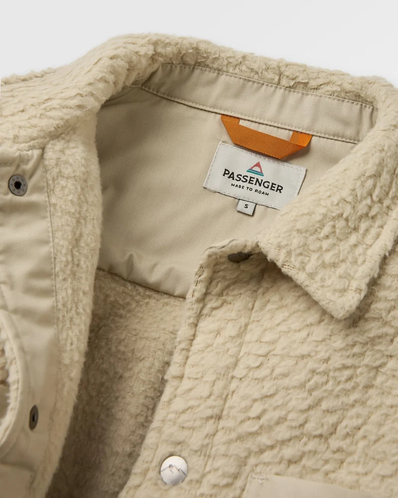 Rappel Recycled Sherpa Oversized Shirt