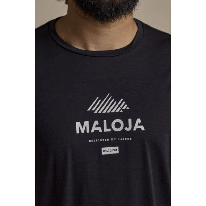 Maloja Kalmberg deep black Herren T-Shirt