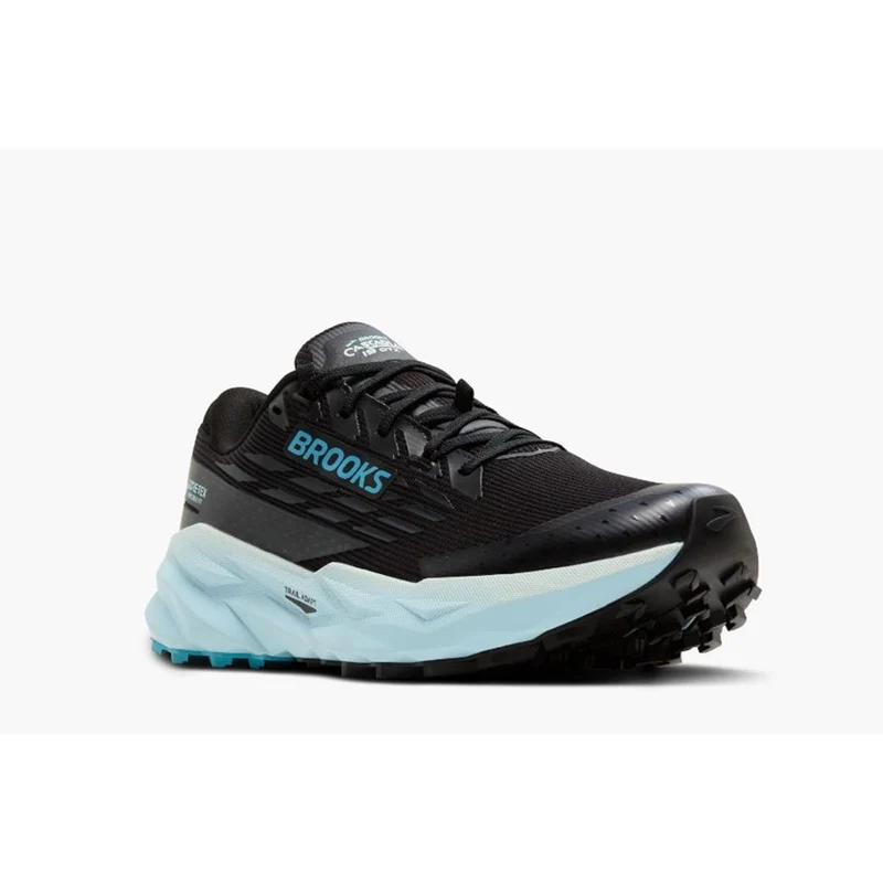 Brooks Cascadia 19 GTX Women black ebony blue flower