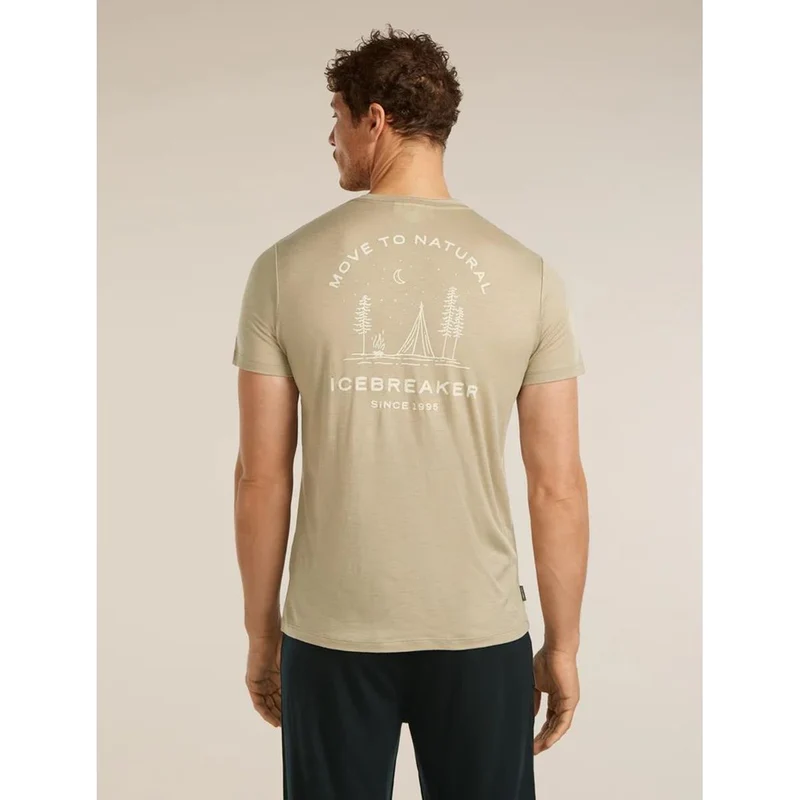 Icebreaker M Mer 150 Tech Lite SS Tee Pass flagston Herren T-Shirt