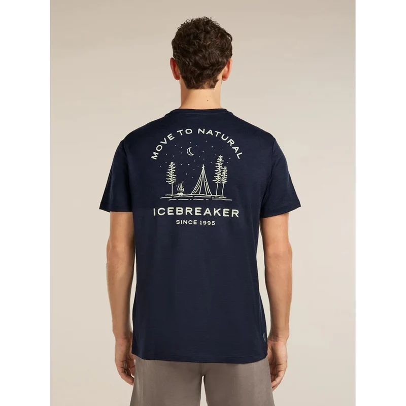 Icebreaker M Mer 150 Tech Lite SS Tee midnight navy Herren T-Shirt