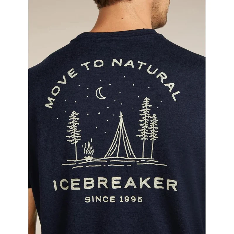 Icebreaker M Mer 150 Tech Lite SS Tee midnight navy Herren T-Shirt