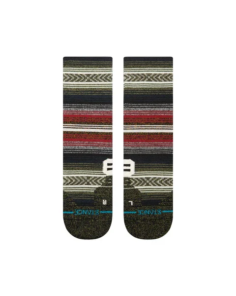 Stance Mid Wool Crew Black / Red