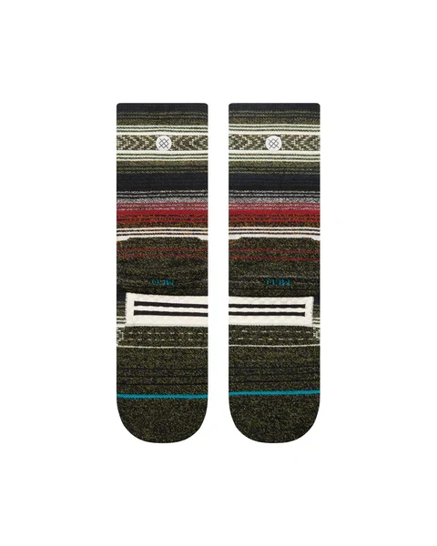 Stance Mid Wool Crew Black / Red