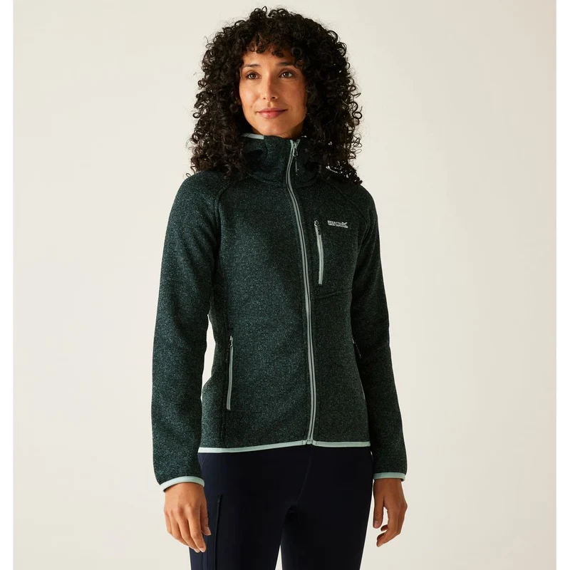 Regatta Newhill Damen Kaupzen-Fleecejacke spruce green