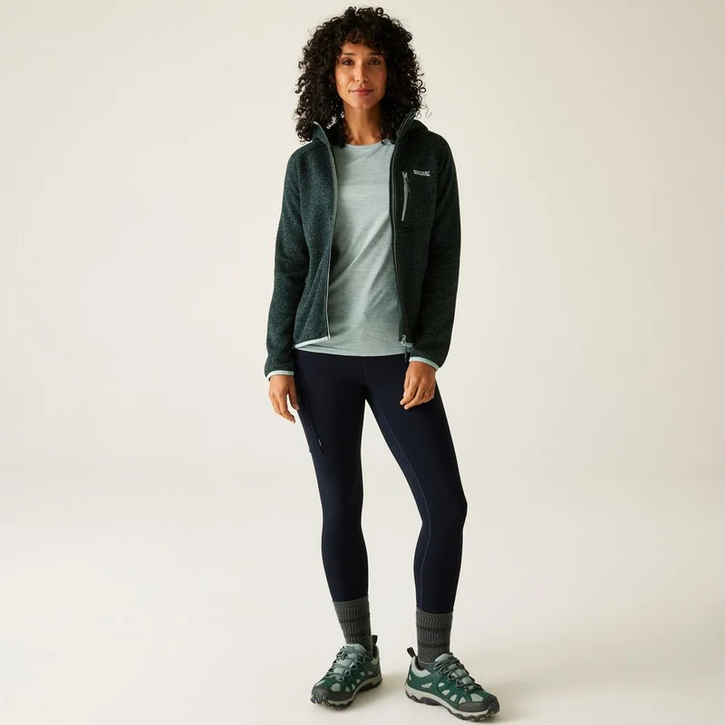 Regatta Newhill Damen Kaupzen-Fleecejacke spruce green