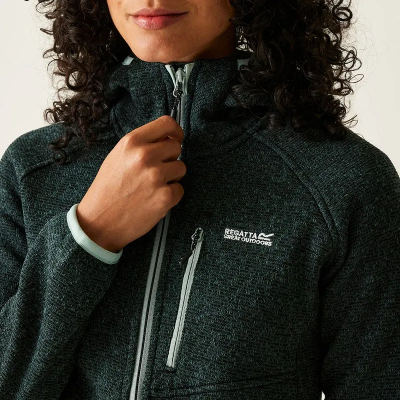 Regatta Newhill Damen Kaupzen-Fleecejacke spruce green