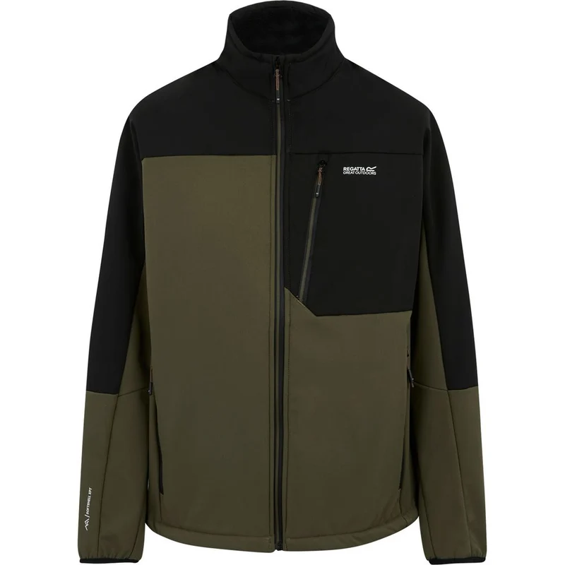 Regatta Moutdale Herren Softshelljacke olivengt blk