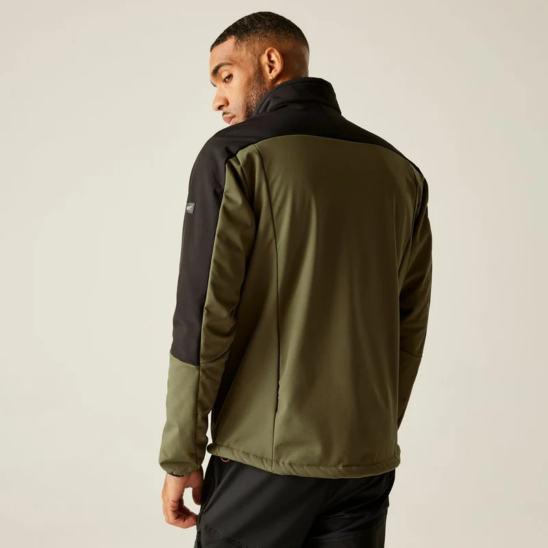 Regatta Moutdale Herren Softshelljacke olivengt blk
