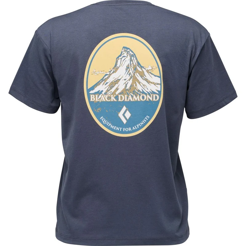 Black Diamond Heritage Badge Damen T-Shirt charcoal