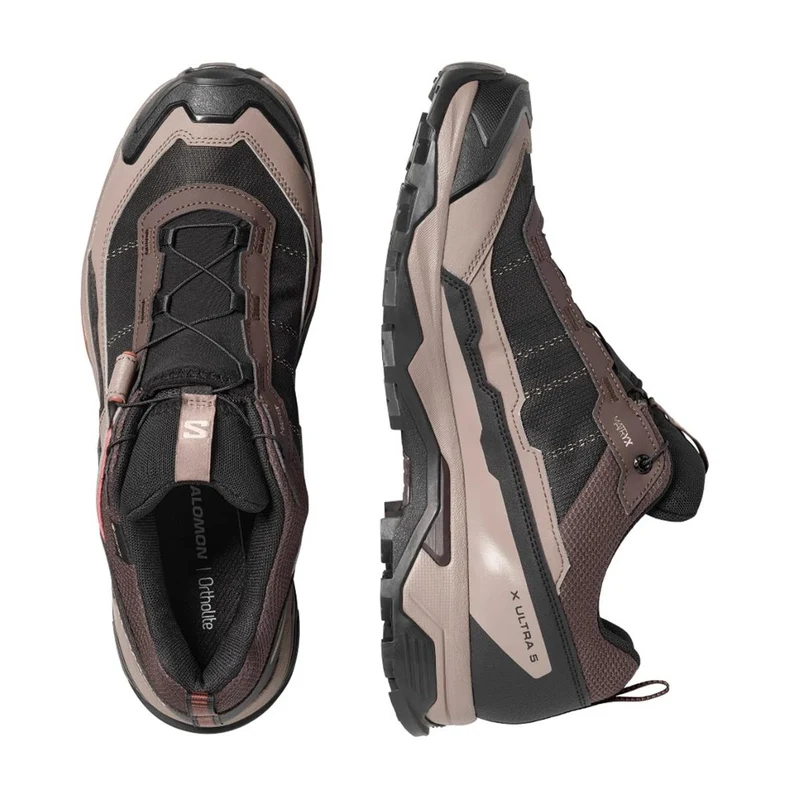 Salomon X Ultra 5 Gore-Tex Wanderschuhe Men black coffee / walnut