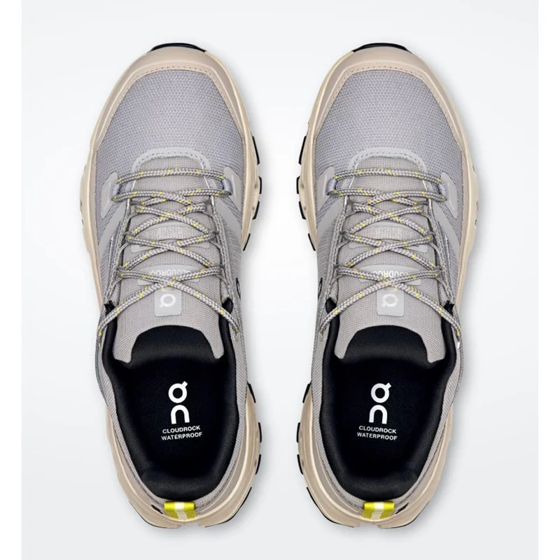 ON Cloudrock Low Waterproof Alloy/Ice Damen