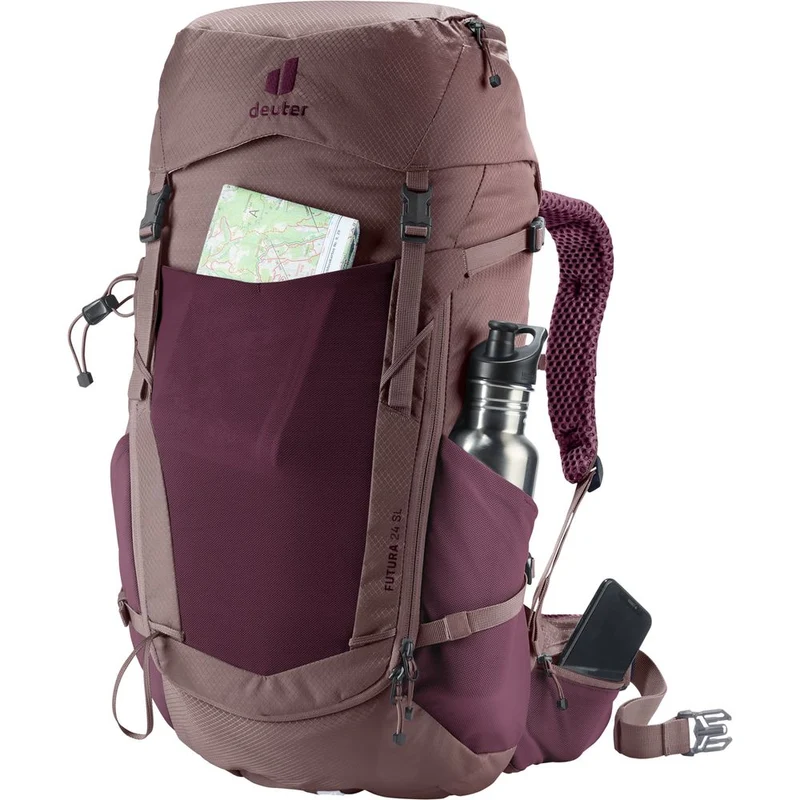 Deuter Futura 24 SL Damen Wanderrucksack cassis-ashrose