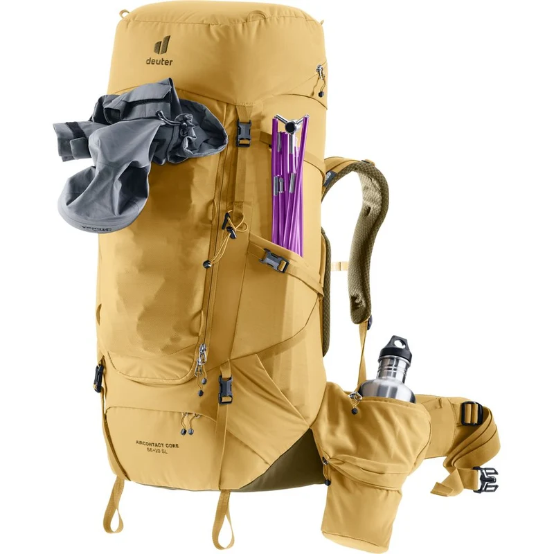 Deuter Aircontact Core 55+10 SL Damen Trekkingrucksack savanna-nori