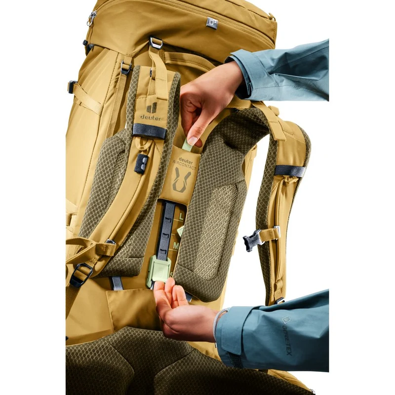 Deuter Aircontact Core 55+10 SL Damen Trekkingrucksack savanna-nori