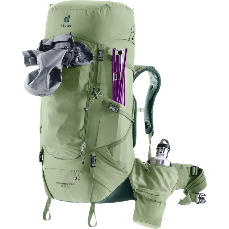 Deuter Aircontact Core 55+10 SL Damen Trekkingrucksack grove-ivy