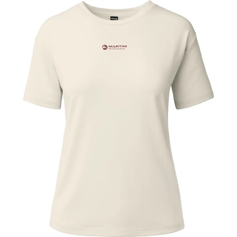 Martini Sportswear Recharge Damen T-Shirt off white winter apple