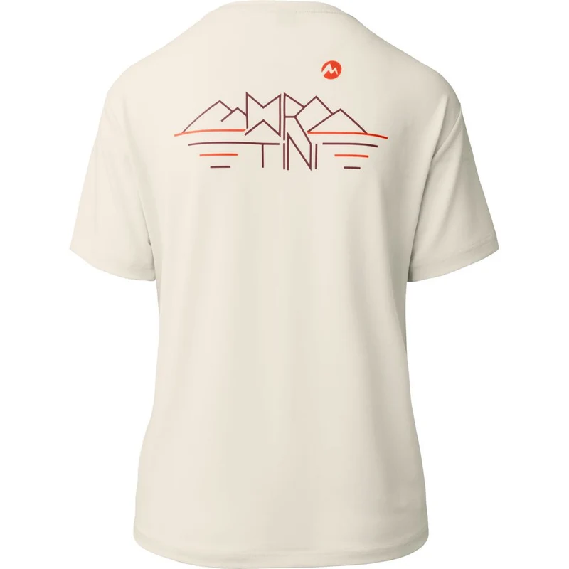 Martini Sportswear Recharge Damen T-Shirt off white winter apple