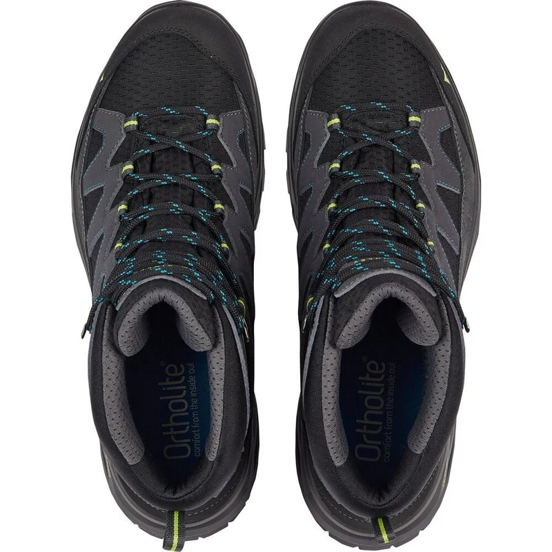 McKinley Vulcanus Mid AQX Herren Wanderschuh anthracite/blue petrol