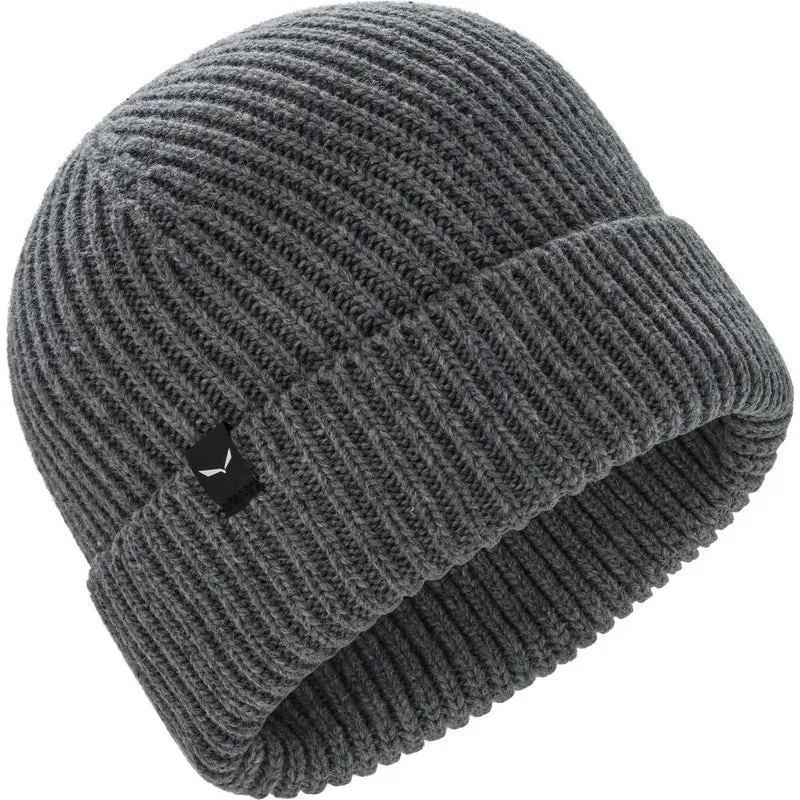 Salewa Re-zebru Knit Beanie Mütze light grey melange