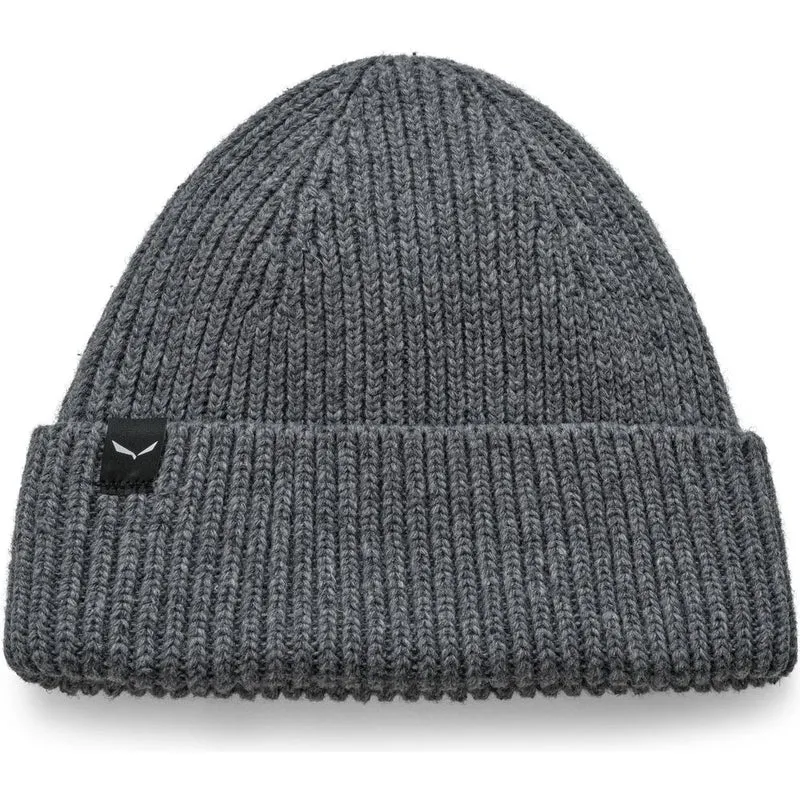 Salewa Re-zebru Knit Beanie Mütze light grey melange